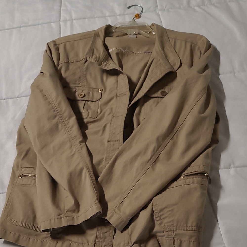 Venezia Women's Tan Utility Jacket